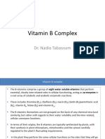 Lecture 8 Vitamin B Complex