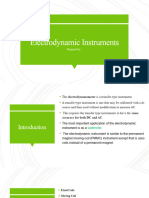 Electrodynamic Instruments