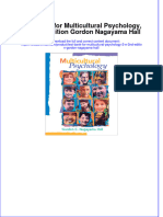 Full Download PDF of Test Bank For Multicultural Psychology, 2/E 2nd Edition Gordon Nagayama Hall All Chapter