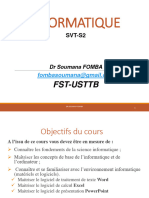 COURS 1 - Informatique Générale