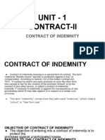 Contract of Indemnit & Contract of Guarantee