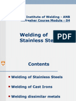 D-Met 04 Welding of Stainless Steels, CI and Dissimilar Weld