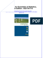 Full Download PDF of Test Bank For Essentials of Statistics, 4/E 4th Edition: 0321761715 All Chapter