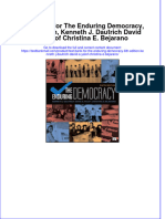 Full Download PDF of Test Bank For The Enduring Democracy, 6th Edition, Kenneth J. Dautrich David A. Yalof Christina E. Bejarano All Chapter