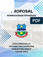 Proposal Pipanisasi Desa Sirnagalih