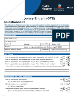 Adelaid - Genuine - Temporary - Entrant - Questionnaire