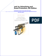 Full Download PDF of Test Bank For Advertising and Integrated Brand Promotion, 6th Edition All Chapter