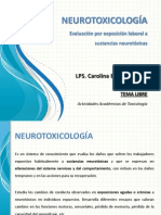 Tema Libre. Evaluación Neurotoxicológica. Carolina