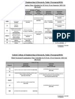 Revised B.tech.-3rd & 4th Year 3rd Sessional Examination (Even Semester 2023-24)