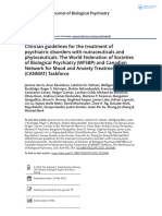 Clinician Guidelines For The Treatment of Psychiatric Disorders With Nutraceuticals and Phytoceuticals The World Federation of Societies of Biologica