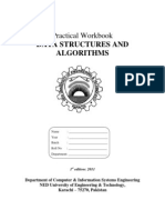 Data Structures and Algorithms: Practical Workbook