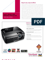 ViewSonic PJD5112 Ficha Tecnica