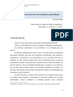 1 - Los Procesos de Enseñanza y Aprendizaje