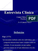 Inducción Entrevista Clínica Practicas Internas MIVP