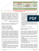 Ano Letivo 2024 2º Bimestre: Lista - Objeto de Conhecimento: Primeira Guerra Mundial (1914-1918) E Revolução Russa (1917)