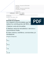 Autoevaluacion 1 de Renta Empresarial