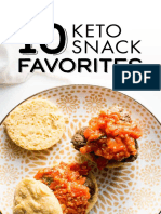 10 Keto Snacks Favorites