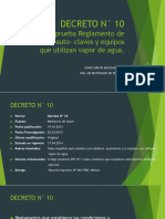 Laboratorio Decreto #10 Caldera