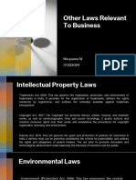 Other Relevant Laws To Business