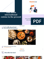 ENG - B1 - 01 Talk About International Cuisine in The Present (2) 2