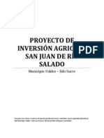 Proyecto de Inversión Agricola