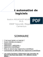 Le Test Automatisé de Logiciels