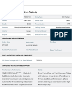 Vehicle Specs - 2007 Yaris BASE