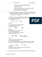 Práctica de Aula #11 Teoría Quimica General