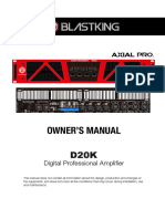 AXIALPRO D20K User Manual