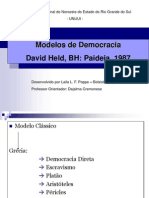 Modelos de Democracia David Held