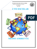 Proyecto Cuidado Del Medio Ambiente