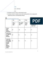 Online Banking PDF Fillable