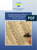 Fundamentals of Finance