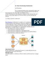 Module 1 Data Warehousing Fundamentals