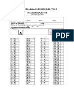 Hoja de Respuesta Tevi R PDF Free