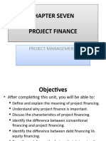 PM Ch-7 - Project Financing