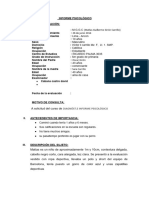 INFORME PSICOLOGICO de Matias