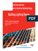 Lecture 10 - Building - Lighting - Design - 2021