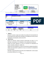 Pruebas Funcionales para Interruptores de Potencia