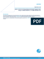 Dm00691525 Position Control of A Threephase Permanent Magnet Motor Using Xcubemcsdk or Xcubemcsdkful Stmicroelectronics