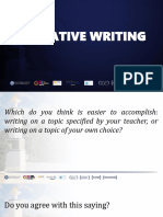 Creative Writing