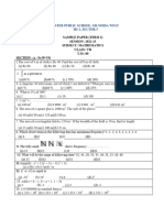 Sample Paper of Term CL 7 2022-23