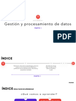 Gestión y Procesamiento de Datos PARTE 1