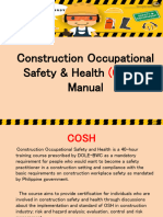 Construction Occupational Safety & Health Manual