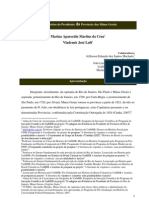 Os Relatórios Do Presidente Da Província Das Minas Gerais