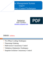 Concurrency Control Techniques Editing