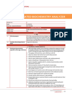 0 - Fully Automated Biochemistry Analyzer