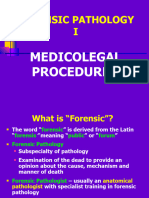 Forensic Medico-Legal Procedures