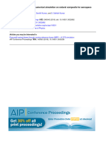 2 Experimental Testing and Numerical Simulation On Natural Composite For Aerospace Applications 2018