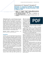 Damages To Transport Facilities by Rainfall Induced Landslides During November 2009 in Nilgiris, India